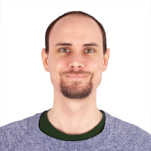 A picture of a Red C employee - name: Bradley Duck.