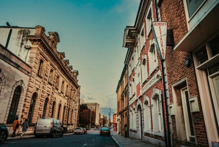 An image of houses within Southampton.