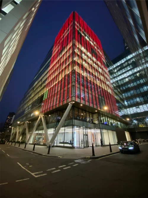 An image of the Red C office building from the outside.