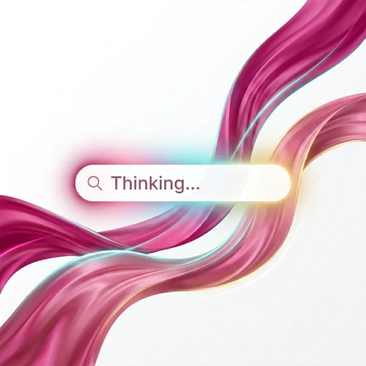 Red C's AI chat box thinking.