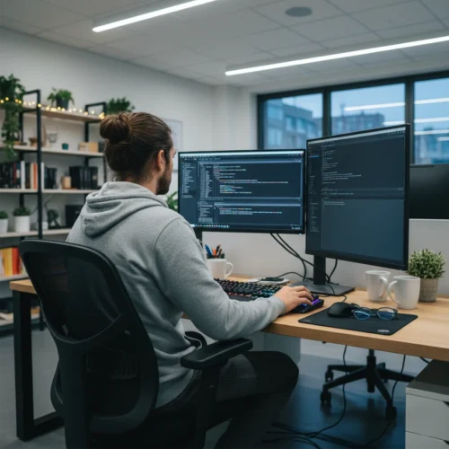A Red C developer coding AI software.
