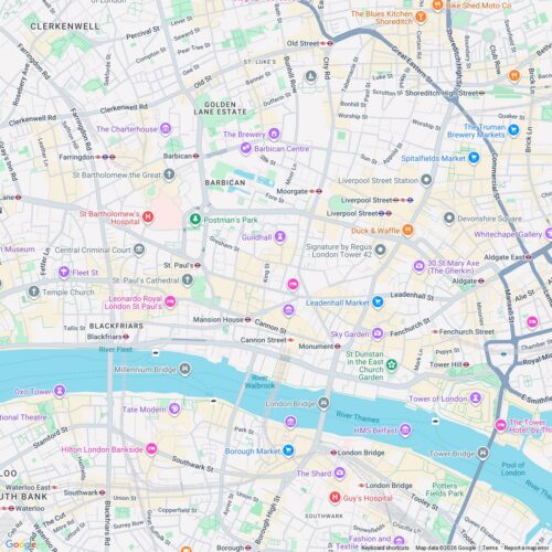 A map of London where Red C is based.